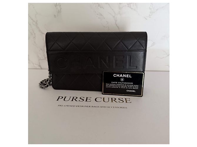 Timeless Chanel WOC in rilievo Chanel Nero - vista 19