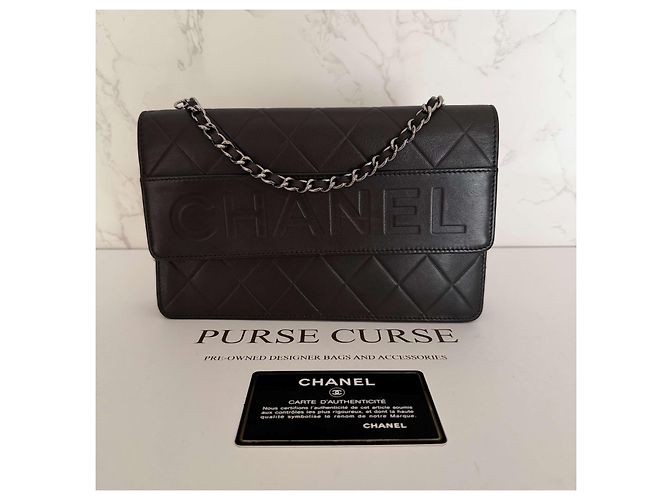 Timeless Chanel WOC in rilievo Chanel Nero - vista 2