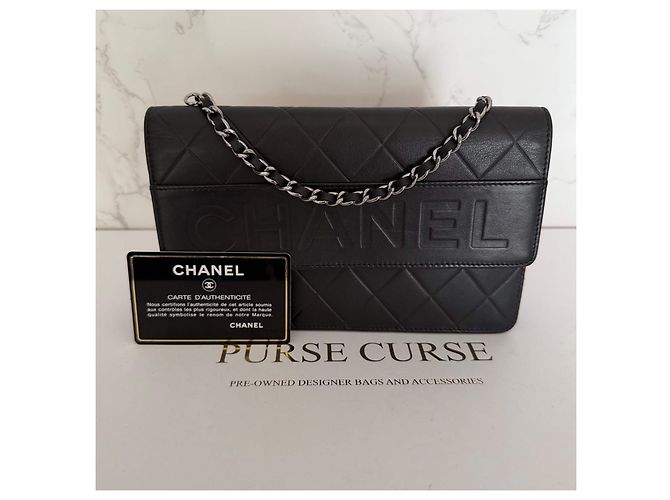 Timeless Chanel WOC in rilievo Chanel Nero - vista 3
