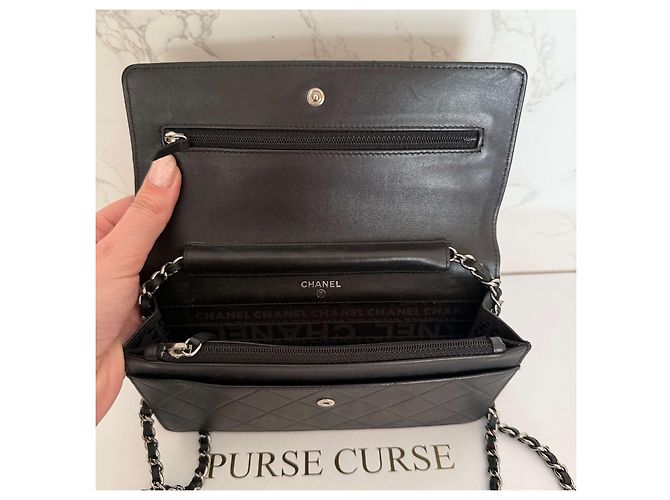 Timeless Chanel WOC in rilievo Chanel Nero - vista 4
