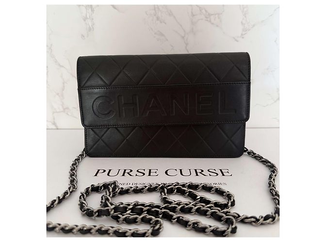 Timeless Chanel WOC in rilievo Chanel Nero - vista 7