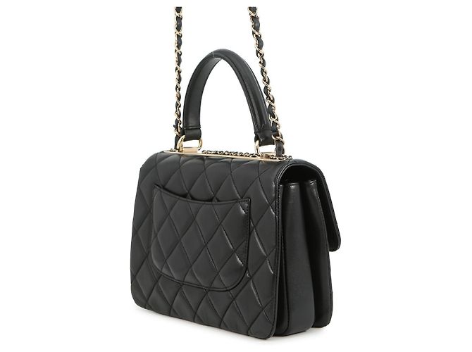 Borsa Chanel Coco Mark Matelassé Trendy CC Nero - vista 2