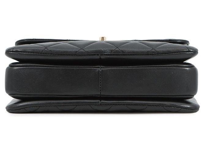 Borsa Chanel Coco Mark Matelassé Trendy CC Nero - vista 3