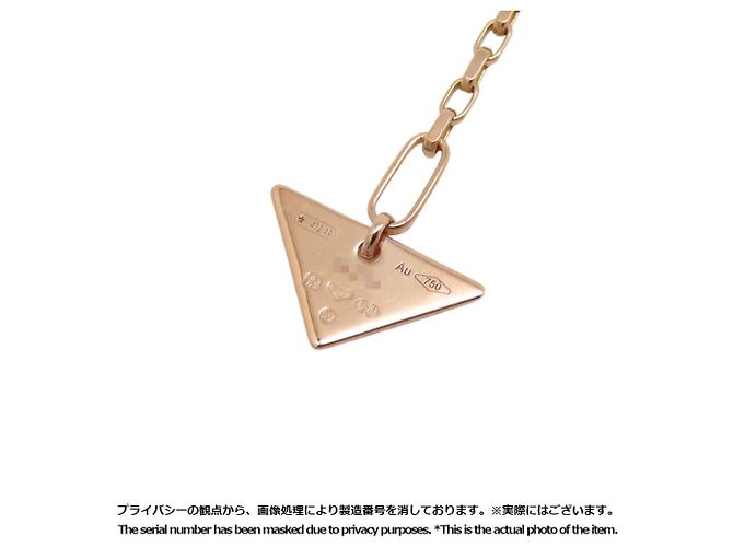 Collana Pendente Mini Triangolo Prada in Oro Rosa 18K - vista 10