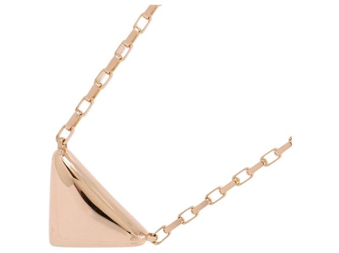 Collana Pendente Mini Triangolo Prada in Oro Rosa 18K - vista 3
