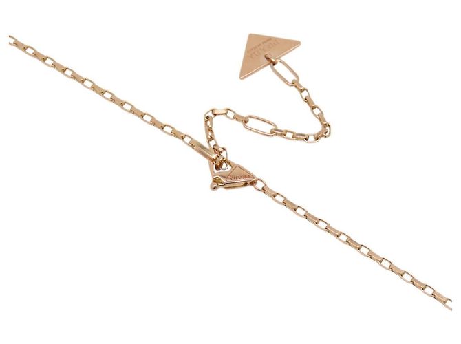 Collana Pendente Mini Triangolo Prada in Oro Rosa 18K - vista 5