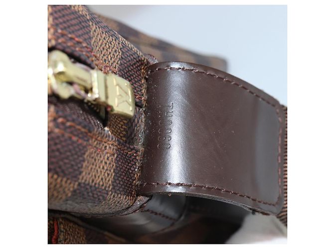 Borsa a mano Naviglio Damier Louis Vuitton Marrone - vista 7