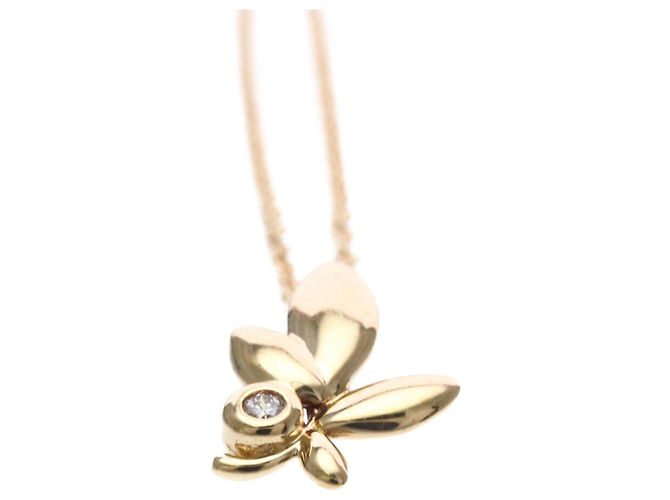Tiffany & Co Collana in diamante Tiffany Olive Leaf D'oro - vista 4