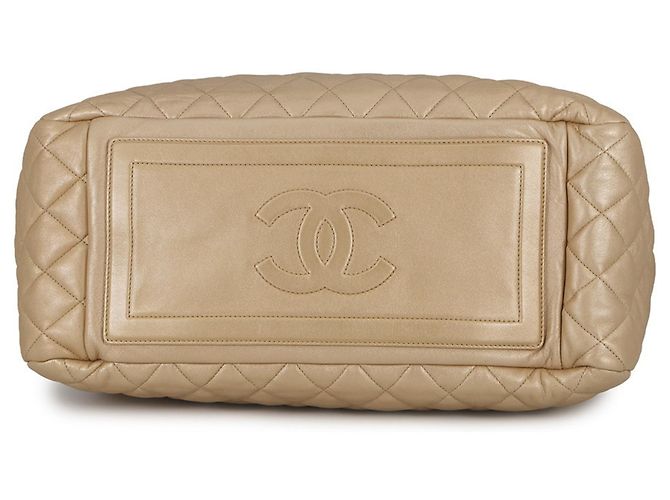 Borsa matelassé Coco Cocoon di Chanel D'oro - vista 3