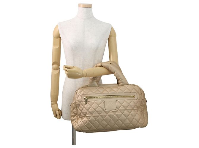 Borsa matelassé Coco Cocoon di Chanel D'oro - vista 4
