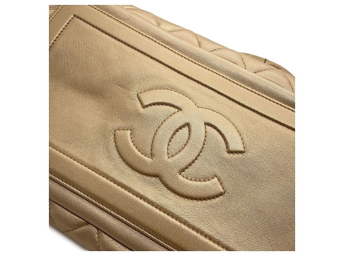 Borsa matelassé Coco Cocoon di Chanel D'oro - vista 6