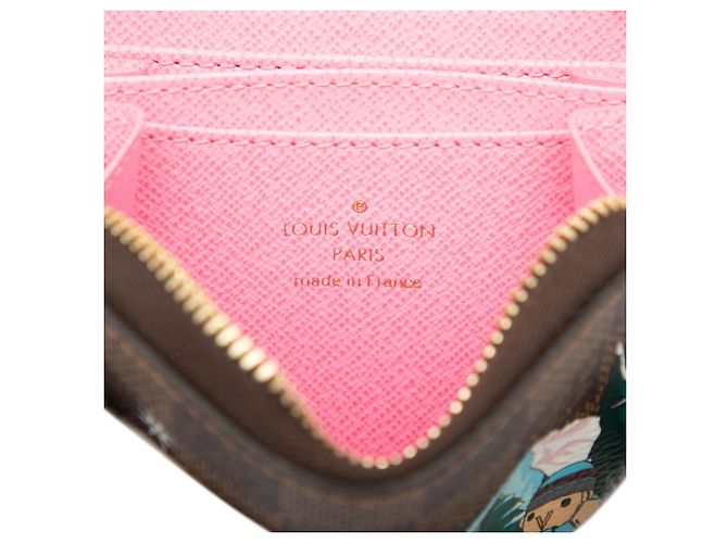 Portafoglio Zippy Damier Louis Vuitton Nero Multicolore - vista 5