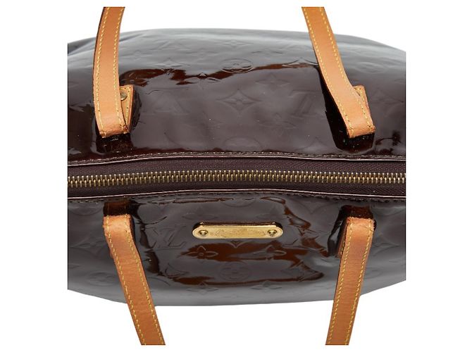Borsa Tote Bellevue GM in Monogram Vernis di Louis Vuitton Porpora - vista 10