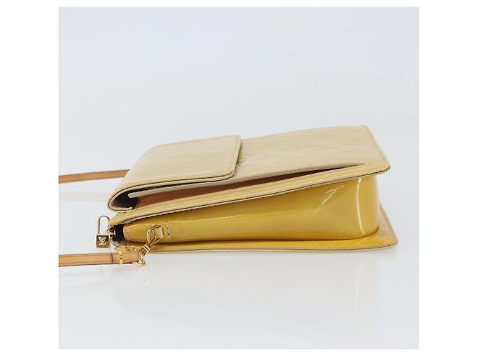 Borsa Mott Louis Vuitton Monogram Vernis Beige - vista 4
