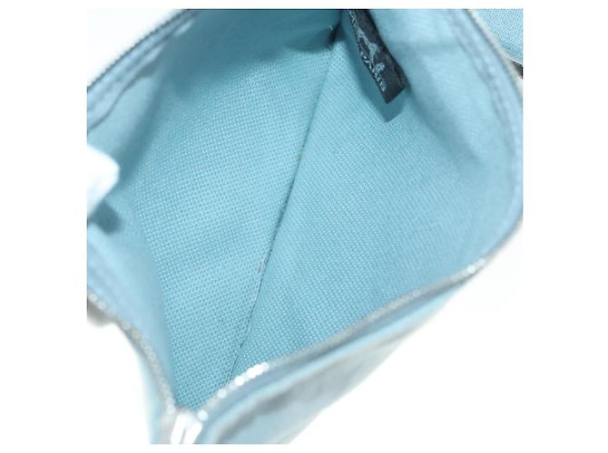 Hermès HERMES Borsa a Mano Bora Bora MM in Tela 2 Set Azzurro Baby Argento Auth mr1842 Blu chiaro - vista 11