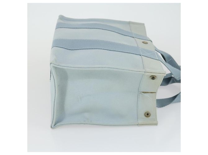 Hermès HERMES Borsa a Mano Bora Bora MM in Tela 2 Set Azzurro Baby Argento Auth mr1842 Blu chiaro - vista 14