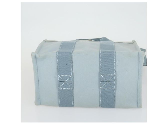 Hermès HERMES Borsa a Mano Bora Bora MM in Tela 2 Set Azzurro Baby Argento Auth mr1842 Blu chiaro - vista 17