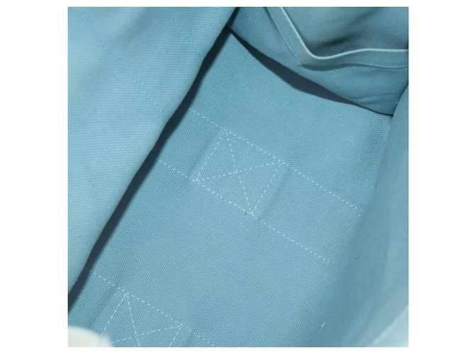 Hermès HERMES Borsa a Mano Bora Bora MM in Tela 2 Set Azzurro Baby Argento Auth mr1842 Blu chiaro - vista 9