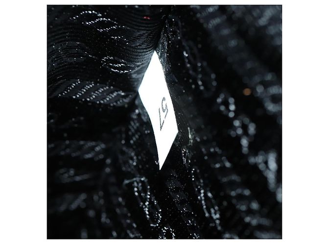 PRADA Koffer Nylon Schwarz Silber Auth 162425 - Ansicht 25