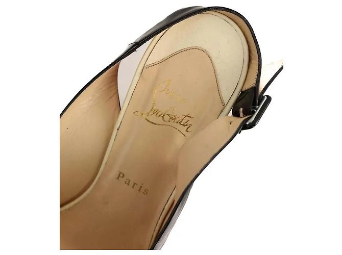 Christian Louboutin Tacchi neri Nero - vista 4
