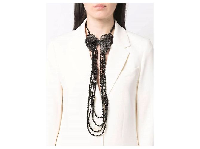 Collana con fiocco nero Chanel - Anni 2000 - vista 2