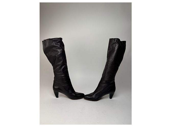 Vintage Marni Lederstiefeletten braun EU38 - Ansicht 3