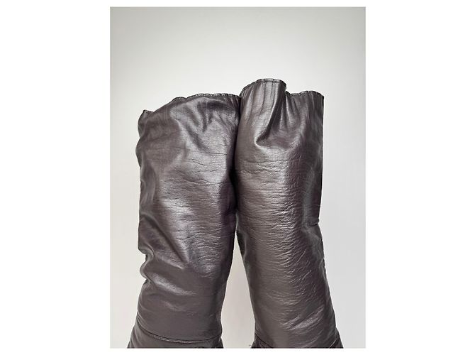 Vintage Marni Lederstiefeletten braun EU38 - Ansicht 4