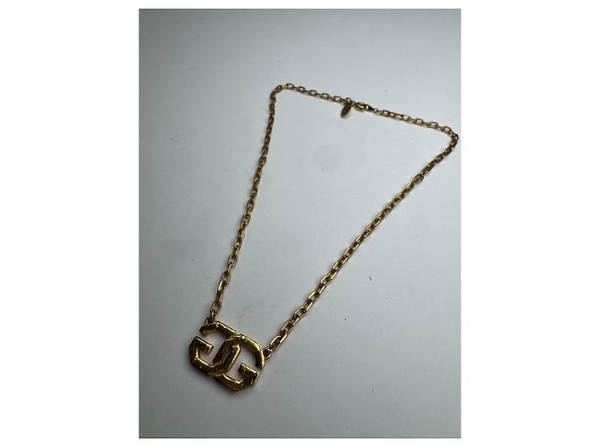 Collana unisex vintage placcata in oro Givenchy D'oro - vista 3