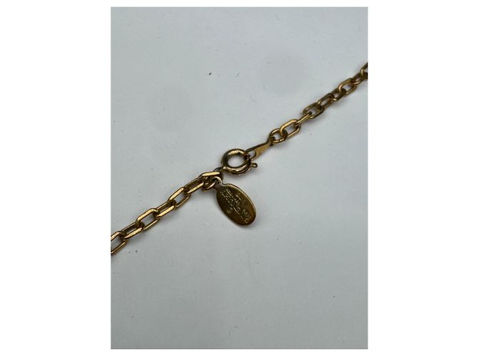 Collana unisex vintage placcata in oro Givenchy D'oro - vista 4