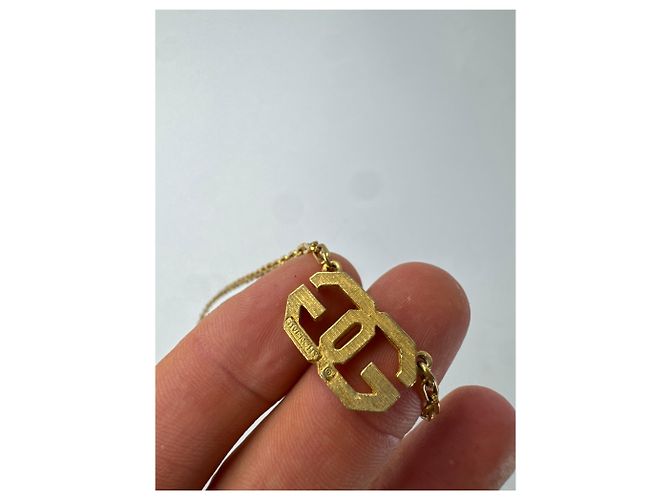 Collana unisex vintage placcata in oro Givenchy D'oro - vista 6