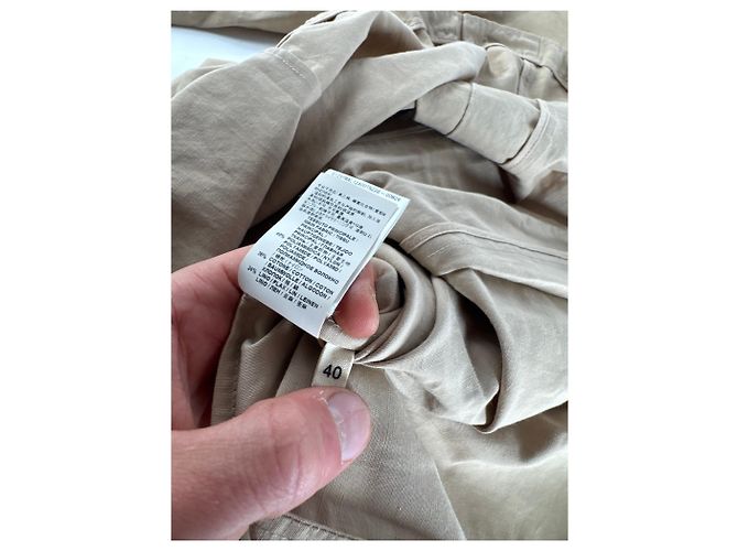 Vintage Marni Trenchcoat Beige 40/L - Ansicht 11