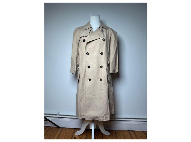 Vintage Marni Trenchcoat Beige 40/L - Ansicht 12