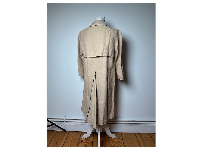 Vintage Marni Trenchcoat Beige 40/L - Ansicht 3