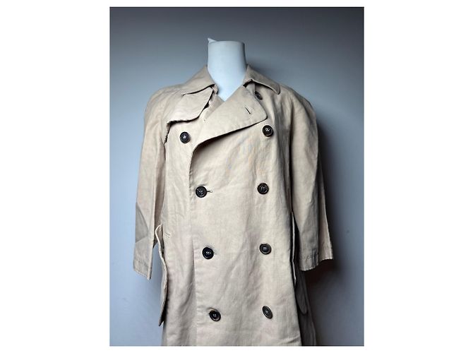 Vintage Marni Trenchcoat Beige 40/L - Ansicht 8
