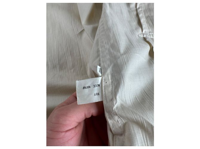 Trench coat Vintage Courreges Beige / Oro 38M D'oro - vista 10