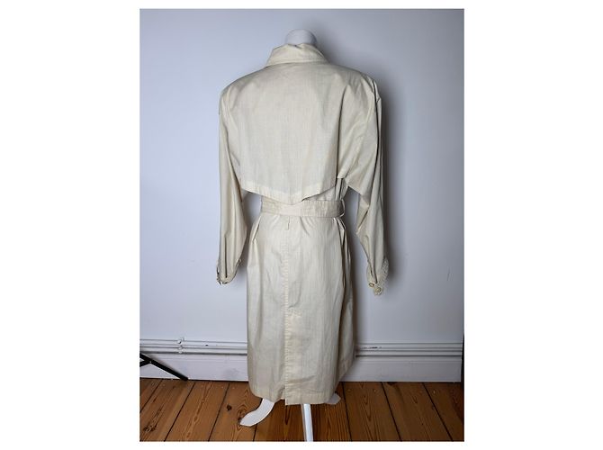 Trench coat Vintage Courreges Beige / Oro 38M D'oro - vista 13