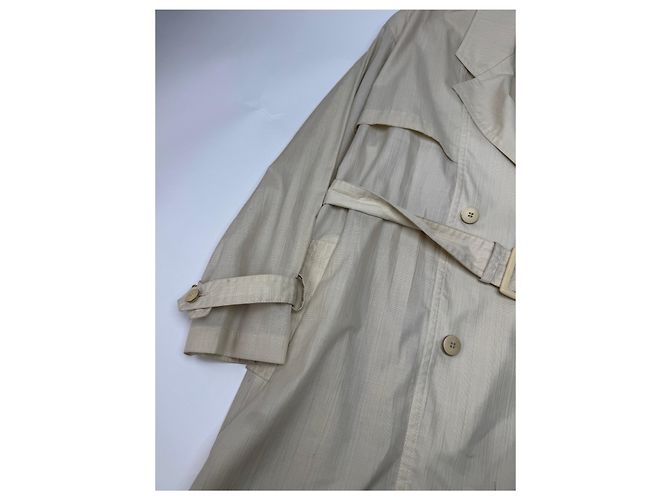Trench coat Vintage Courreges Beige / Oro 38M D'oro - vista 6