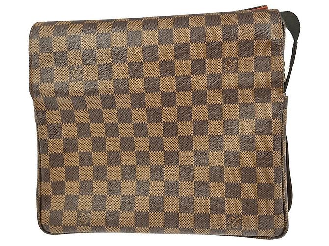 Borsa a mano Naviglio Damier Louis Vuitton Marrone - vista 2