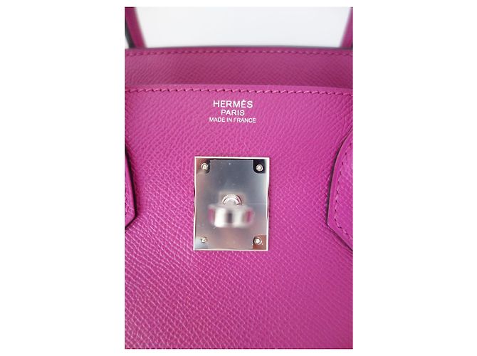 Hermès Bolsa Hermes Birkin 30 Roxa Rosa - vista 10