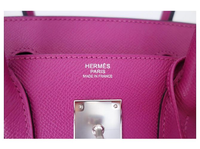 Hermès Bolsa Hermes Birkin 30 Roxa Rosa - vista 11