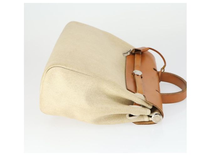 Hermès Herbag A Dos Rucksack Große von Hermes Beige - Ansicht 3