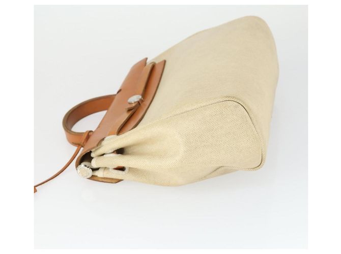 Hermès Herbag A Dos Rucksack Große von Hermes Beige - Ansicht 4