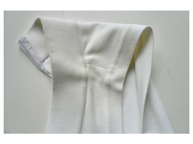 Alaïa ALAIA Weißes Kleid einmal getragen GUTER ZUSTAND Größe 38 - Ansicht 7