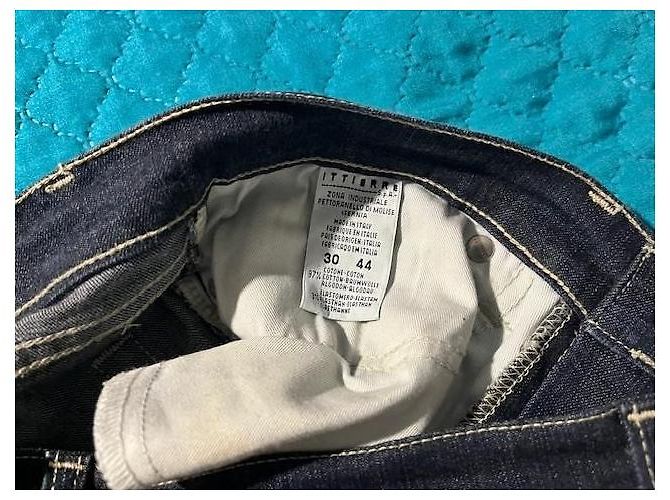 Vaqueros Versace Jeans Couture de denim azul oscuro - vista 7