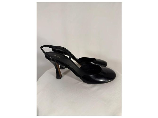 Autre Marque Slingbacks Baten 80mm negro en cuero - vista 5
