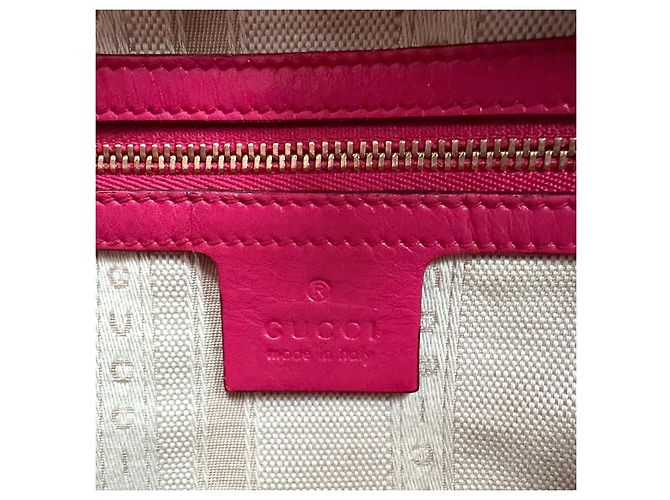Gucci Diamanté Ledertasche rosa Pink - Ansicht 12
