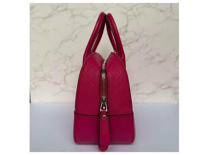 Gucci Diamanté Ledertasche rosa Pink - Ansicht 18