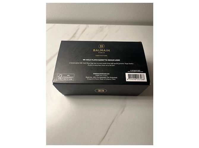 Fermaglio per capelli Balmain Hair Couture Nero - vista 2