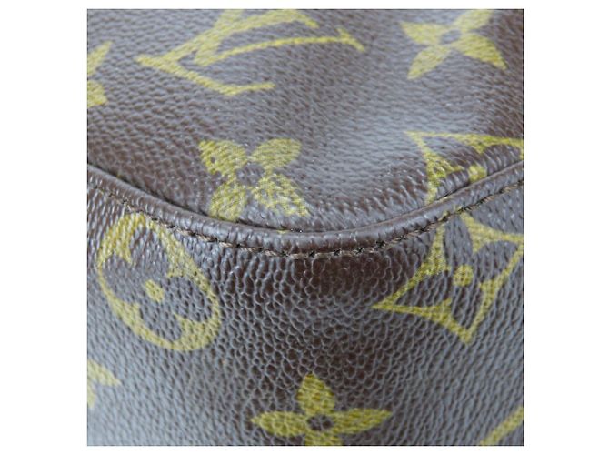 Borsa a Spalla Looping MM di Louis Vuitton Marrone Monogramma - vista 12