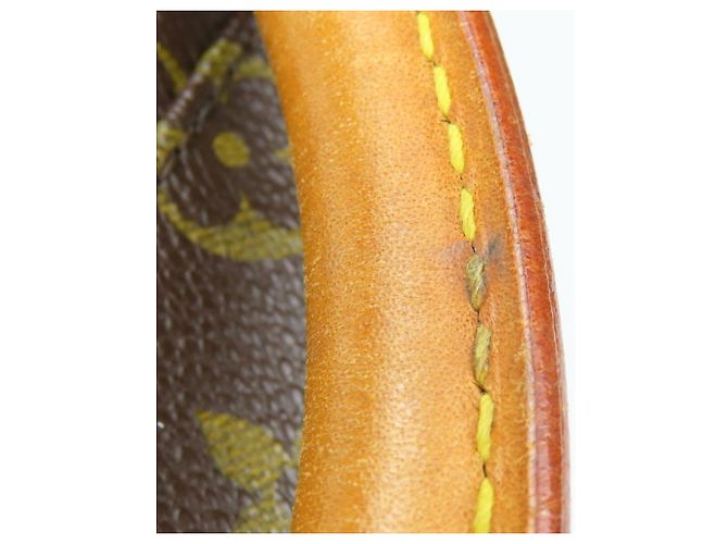 Borsa a Spalla Looping MM di Louis Vuitton Marrone Monogramma - vista 17